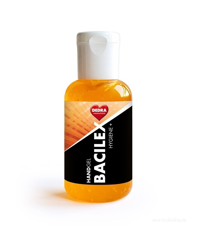 BACILEX dezinfekn gel na ruce s vysokm obsahem alkoholu 50 ml  <br>19 K/1 ks