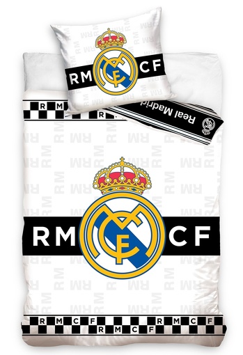 Fotbalové povlečení Real Madrid Thin Chessboard 70x90,140x200 cm - zobrazit detaily