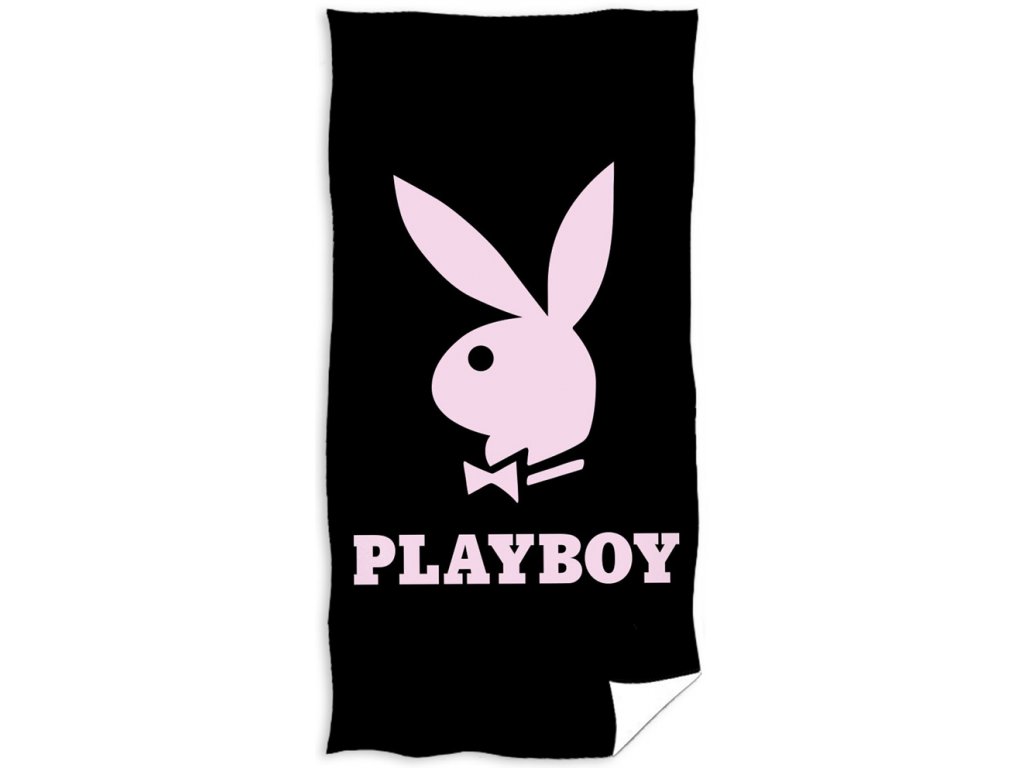 Froté osuška Playboy Black 70x140 cm - zobrazit detaily