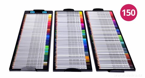 150 ks umělecké pastelky nejvyšší kvality, se silně pigmentovaným olejovým jádrem  - zobrazit detaily