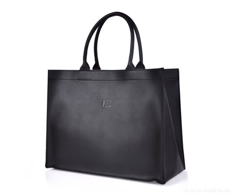 FC SHOPPER BAG černá elegantní taška š 40 x h 18 x v 32 cm (s uchy cca 50 cm) - zobrazit detaily