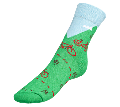 Ponožky Kolo 2 43-46 zelená, modrá