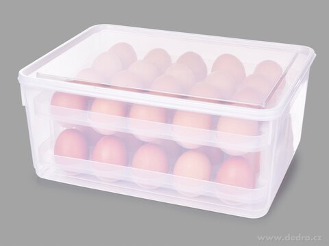 Uzavíratelný box na vajíčka, až na 40 ks vajec