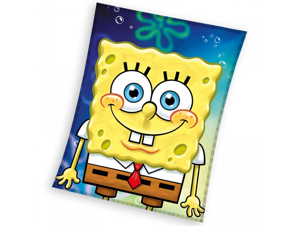 Dětská deka Veselý Sponge Bob  110x140 cm - zobrazit detaily