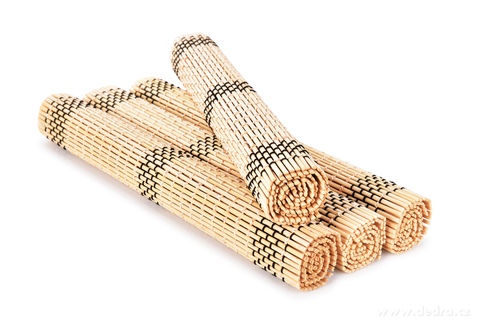 4 ks bambusové prostírání GoEco 44 x 30 cm, přírodní  - zobrazit detaily