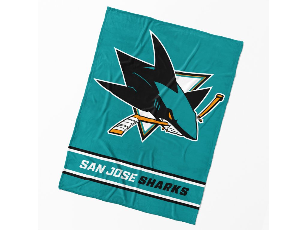 Deka NHL San Jose Sharks Essential 150x200 cm - zobrazit detaily