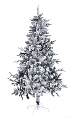 180 cm Vánoční stromek se stojanem, ZASNĚŽENý SMRK