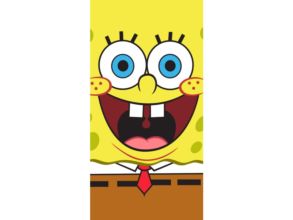 Dětská osuška Sponge Bob Face 70x140 cm - zobrazit detaily