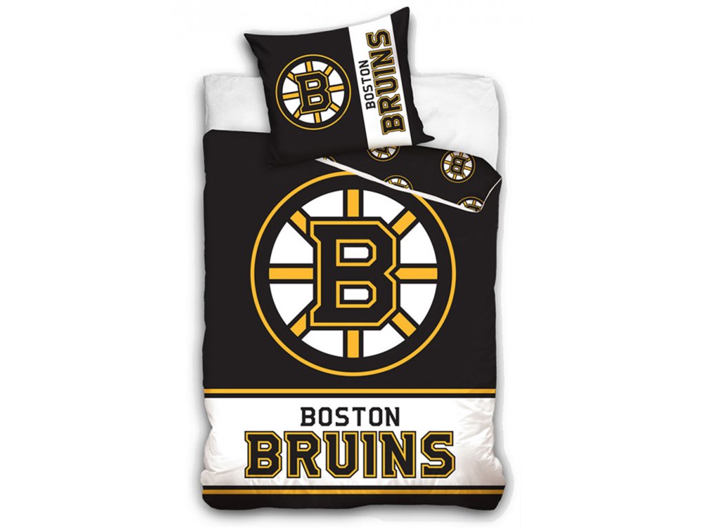 Mikroplyšové povlečení NHL Boston Bruins 70x90,140x200 cm