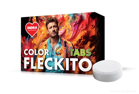 Tablety na skvrny na barevnm prdle COLOR FLECKITO TABS 12 tablet - zobrazit detaily