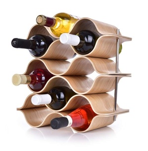 BAMBOO vinotéka/stojan na víno GoEco, pro 9 lahví    - zobrazit detaily