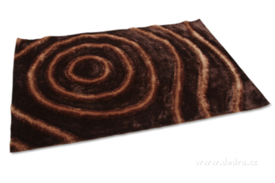 SHARON 3D KOBEREC čokoládový,140x200cm   - zobrazit detaily