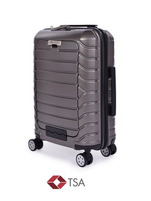 Multifunkční výklopný kabinový kufr PILOT FC METROPOLAIR, TSA zámek, platinum 35 x 20 x 55 cm