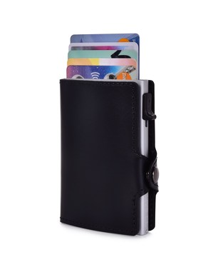 FC SAFE kožená peněženka pro ochranu platebních karet   black silver - zobrazit detaily