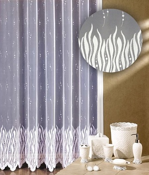 Záclona Plamínky výška 140 cm - zobrazit detaily