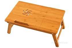 Bambusový stolek pod notebook i na snídani do postele  - zobrazit detaily