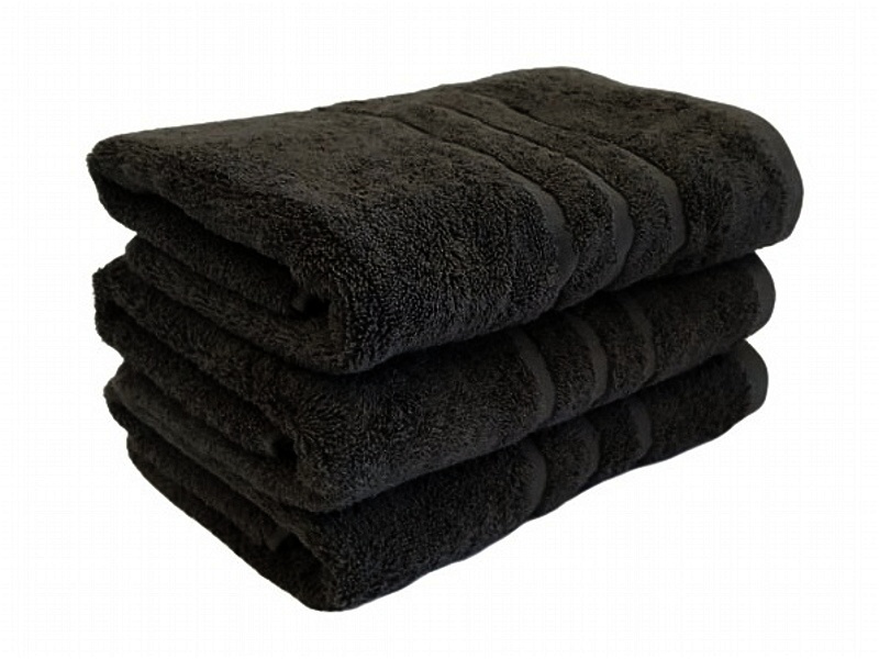 Froté ručník Klasik černý 50x100 cm černý